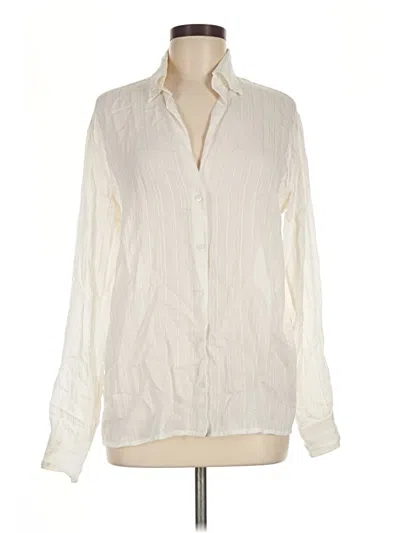 Pre-owned Vanessa Bruno Long Sleeve Blouse In Ivory
