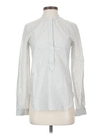 Pre-owned Vanessa Bruno Long Sleeve Blouse In White