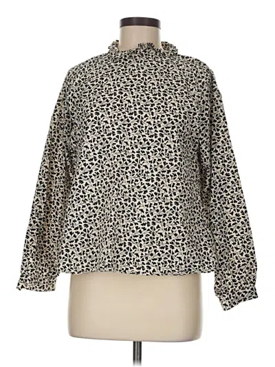 Pre-owned Vanessa Bruno Long Sleeve Blouse In White