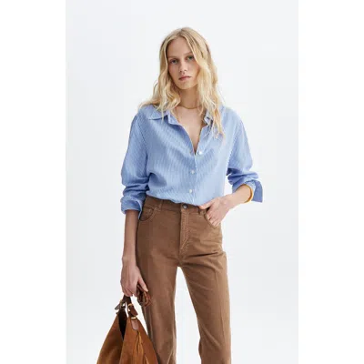 Vanessa Bruno Long-sleeves Blouse In Royal
