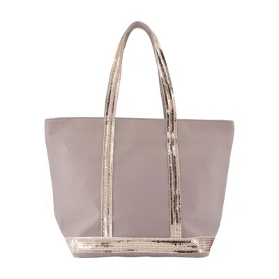 Vanessa Bruno M Zippe Shopper Bag - Cotton - Neutral In Gray