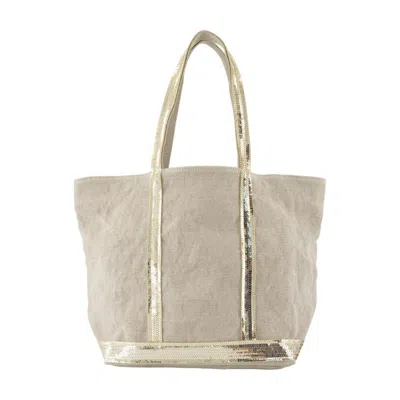 Vanessa Bruno M Zippe Shopper Bag - Linen - Neutral In Multi