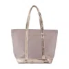 Vanessa Bruno Sequin-trimmed Tote Bag In Pink