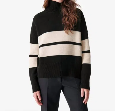 VANESSA BRUNO MALO SWEATER IN NOIRE/ECRU
