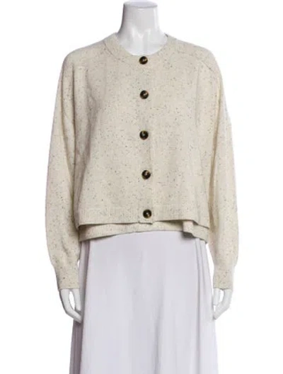 Pre-owned Vanessa Bruno Merino Wool Crew Neck Sweater In Neutral