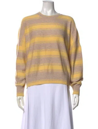 Pre-owned Vanessa Bruno Merino Wool Striped Sweater In Multi