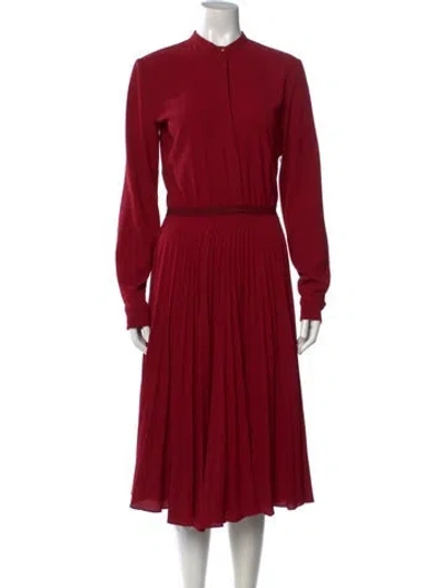 Pre-owned Vanessa Bruno Midi Length Dress In Red