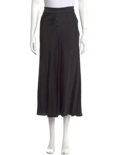 Pre-owned Vanessa Bruno Midi Length Skirt In Black