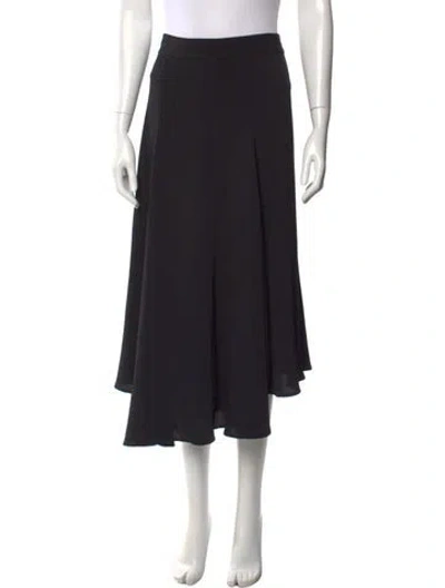 Pre-owned Vanessa Bruno Midi Length Skirt In Black