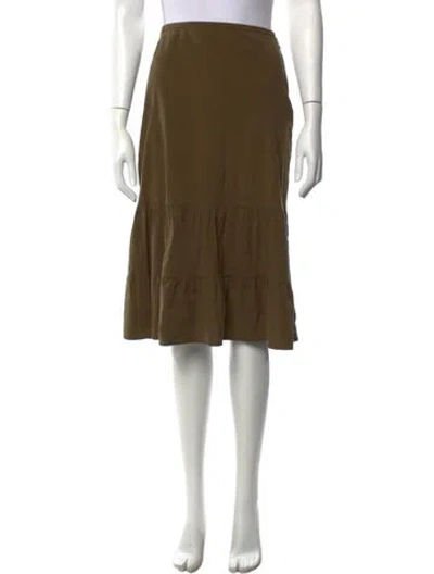 Pre-owned Vanessa Bruno Midi Length Skirt In Green