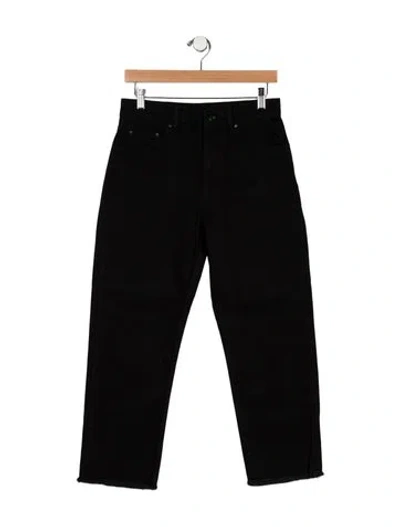 Pre-owned Vanessa Bruno Mid-rise Straight Leg Jeans In Black