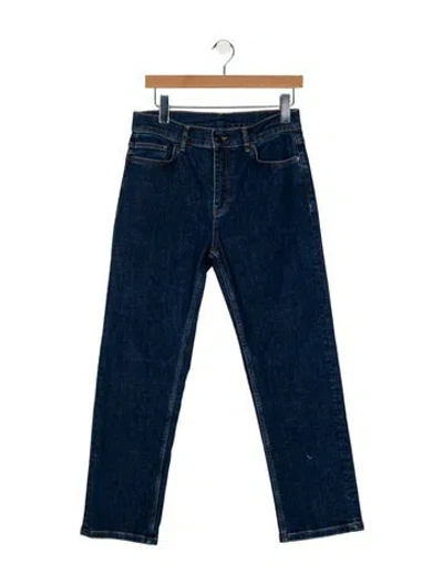 Pre-owned Vanessa Bruno Mid-rise Straight Leg Jeans In Blue