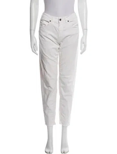 Pre-owned Vanessa Bruno Mid-rise Straight Leg Jeans In Gray