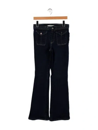 Pre-owned Vanessa Bruno Mid-rise Wide Leg Jeans In Blue