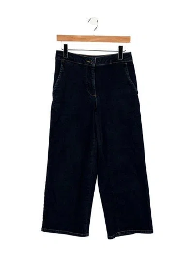 Pre-owned Vanessa Bruno Mid-rise Wide Leg Jeans In Blue