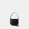 Vanessa Bruno Mini Daily Shoulder Bag -  - Leather - Black In Black