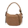 Vanessa Bruno Mini Daily Shoulder Bag In Brown