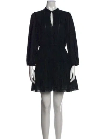 Pre-owned Vanessa Bruno Mini Dress In Black