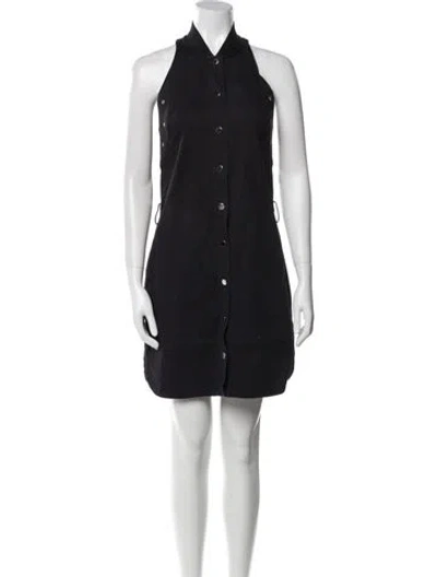 Pre-owned Vanessa Bruno Mini Dress In Blue
