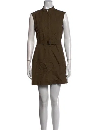 Pre-owned Vanessa Bruno Mini Dress In Green