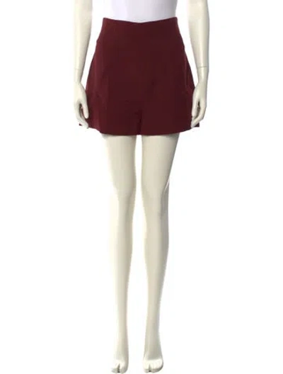 Pre-owned Vanessa Bruno Mini Shorts In Burgundy