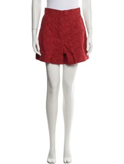 Pre-owned Vanessa Bruno Mini Shorts In Red