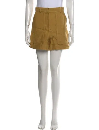 Pre-owned Vanessa Bruno Mini Shorts In Yellow