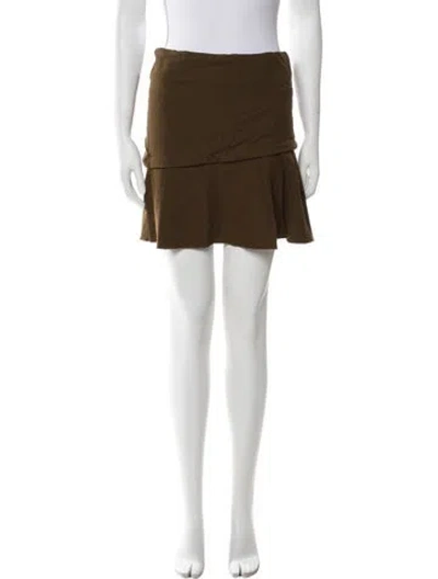 Pre-owned Vanessa Bruno Mini Skirt In Brown