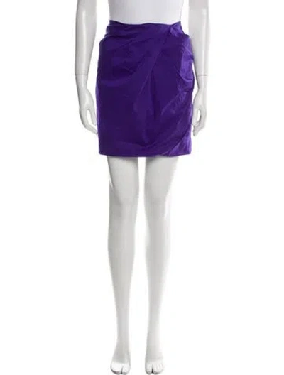 Pre-owned Vanessa Bruno Mini Skirt In Purple