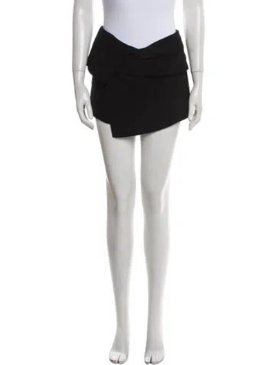 Pre-owned Vanessa Bruno Mini Skort In Black