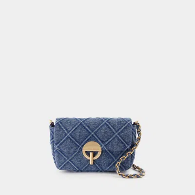 Vanessa Bruno Moon Mm Crossbody In Blue