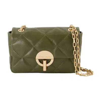 Vanessa Bruno Moon Moyen Crossbody Bag In Green