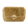 Vanessa Bruno Moon Moyen Shoulder Bag - Synthetic - Beige In Multi