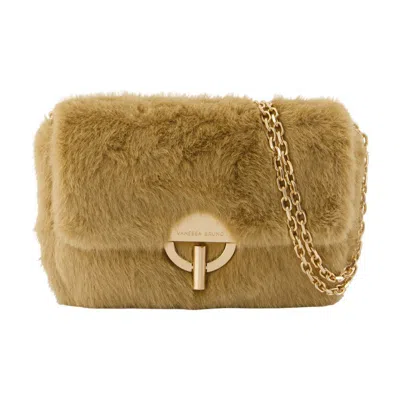 Vanessa Bruno Moon Moyen Shoulder Bag In Sand