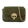 Vanessa Bruno Nano Moon Shoulder Bag In Brown