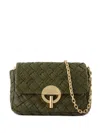 Vanessa Bruno Nano Moon Shoulder Bag In Green