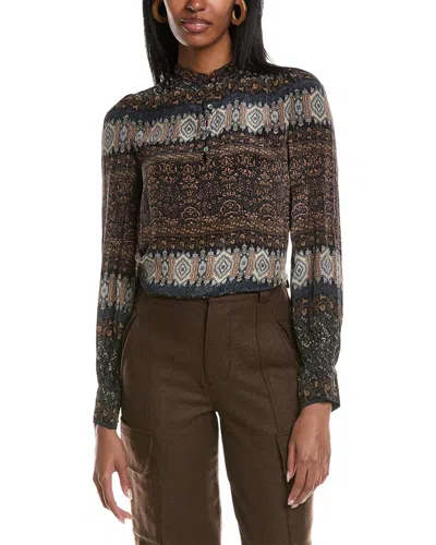 Vanessa Bruno Ned Blouse In Brown
