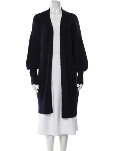 Pre-owned Vanessa Bruno Open Front Sweater In Black