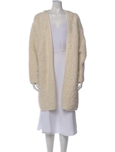 Pre-owned Vanessa Bruno Open Front Sweater In Neutral