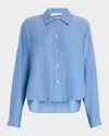 Vanessa Bruno Brad Linen Shirt In Chambray