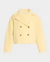 Vanessa Bruno Oversized Double-breasted Coat In Vanille