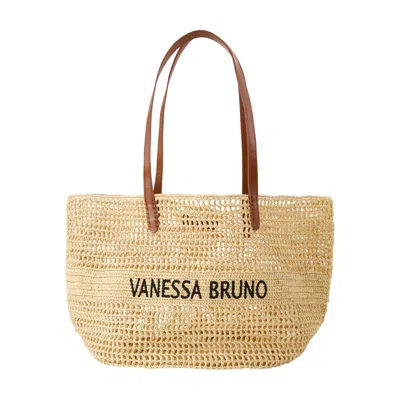 Vanessa Bruno Panier Shopper Bag In Brown