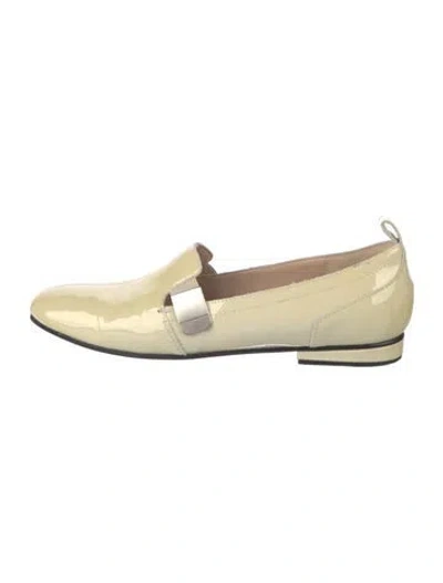 Pre-owned Vanessa Bruno Patent Leather Loafers In Yellow