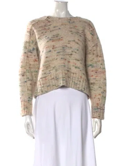 Pre-owned Vanessa Bruno Patterned Crew Neck Sweater In Neutral
