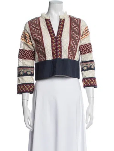 Pre-owned Vanessa Bruno Patterned Jacket In Multi