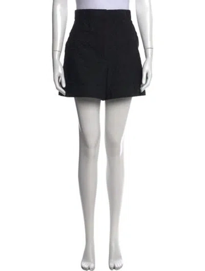 Pre-owned Vanessa Bruno Patterned Mini Shorts In Black