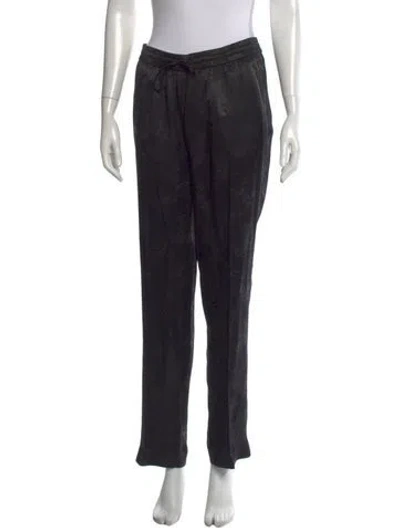Pre-owned Vanessa Bruno Patterned Straight Leg Pants In Gray