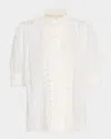 Vanessa Bruno Lace Trim Blouse