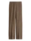 Vanessa Bruno Pleated Trousers In Brown
