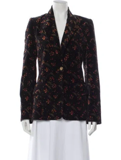 Pre-owned Vanessa Bruno Printed Blazer In Blue